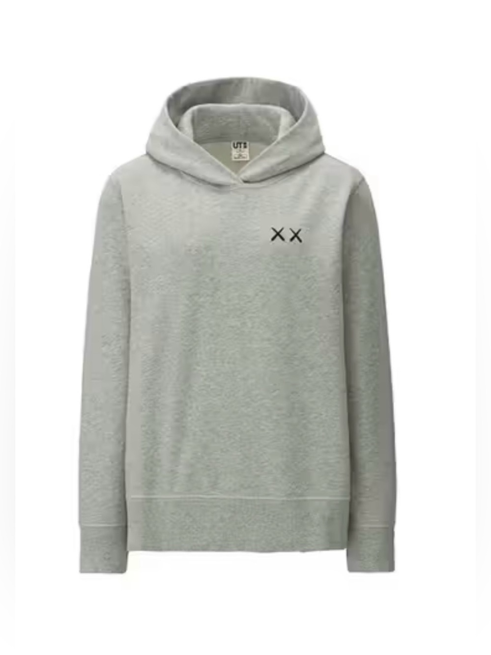 KAWS & Uniqlo UT 'Sesame Street' Collab Hoodie Size Medium Grey/Black Men’s Med